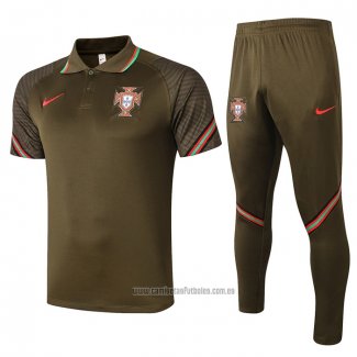 Conjunto Polo Portugal 2020 Verde