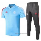 Conjunto Polo Real Madrid 2020-2021 Azul