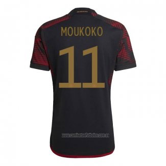 Camiseta del Alemania Jugador Moukoko 2ª Equipacion 2022
