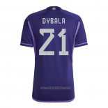 Camiseta del Argentina Jugador Dybala 2ª Equipacion 2022
