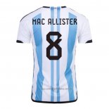 Camiseta del Argentina Jugador Mac Allister 1ª Equipacion 2022