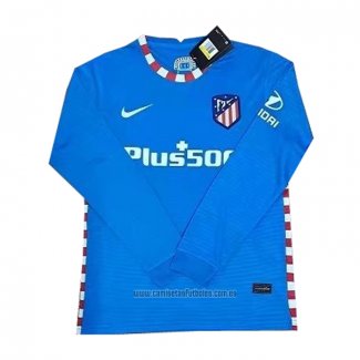 Camiseta del Atletico Madrid 3ª Equipacion Manga Larga 2021-2022