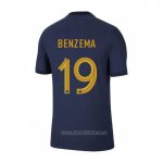 Camiseta del Francia Jugador Benzema 1ª Equipacion 2022