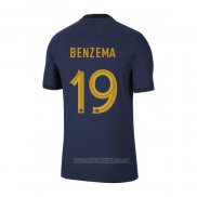 Camiseta del Francia Jugador Benzema 1ª Equipacion 2022