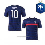 Camiseta del Francia Jugador Mbappe 1ª Equipacion 2020-2021