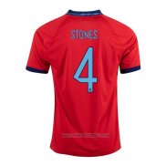 Camiseta del Inglaterra Jugador Stones 2ª Equipacion 2022