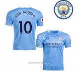 Camiseta del Manchester City Jugador Kun Aguero 1ª Equipacion 2020-2021