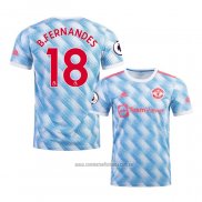 Camiseta del Manchester United Jugador B.Fernandes 2ª Equipacion 2021-2022