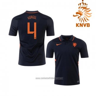 Camiseta del Paises Bajos Jugador Virgil 2ª Equipacion 2020-2021