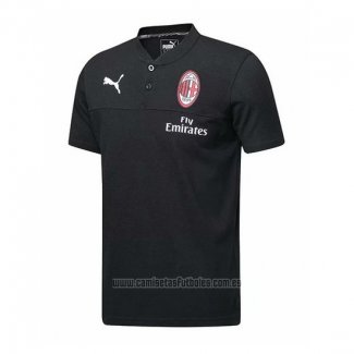 Camiseta Polo del AC Milan 2019-2020 Negro