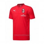 Camiseta Polo del AC Milan 2019-2020 Rojo