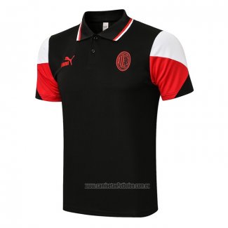 Camiseta Polo del AC Milan 2021-2022 Negro