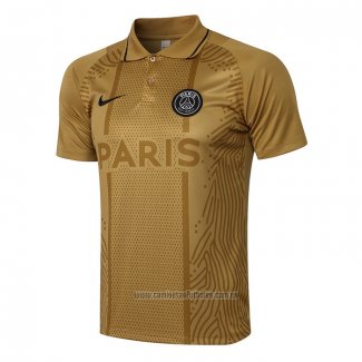 Camiseta Polo del Paris Saint-Germain 2021-2022 Oro