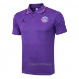 Camiseta Polo del Paris Saint-Germain Jordan 2021-2022 Purpura