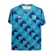 Camiseta Pre Partido del Juventus 2022 Azul