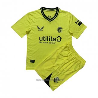 Camiseta del Rangers Portero Nino 2023-2024 Amarillo