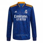 Camiseta del Real Madrid 2ª Equipacion Manga Larga 2021-2022