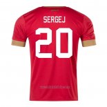 Camiseta del Serbia Jugador Sergej 1ª Equipacion 2022