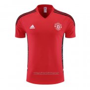 Camiseta de Entrenamiento Manchester United 2022-2023 Rojo