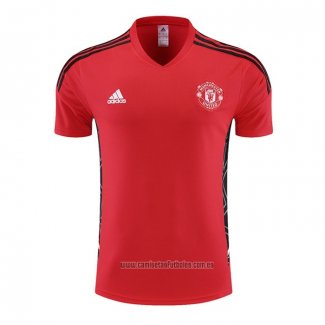 Camiseta de Entrenamiento Manchester United 2022-2023 Rojo