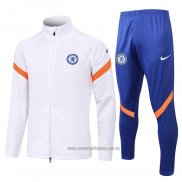 Chandal de Chaqueta del Chelsea 2021-2022 Blanco