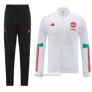 Chandal de Chaqueta del Manchester United 2023-2024 Blanco