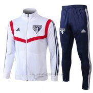 Chandal de Chaqueta del Sao Paulo 2019-2020 Blanco