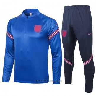 Chandal de Sudadera del Inglaterra 2020-2021 Azul