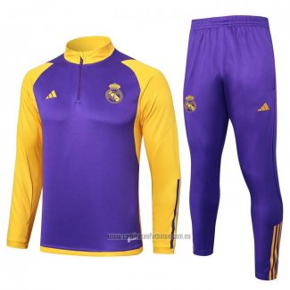 Chandal de Sudadera del Real Madrid 2023-2024 Purpura