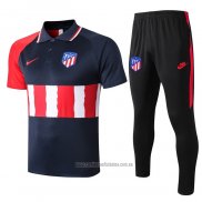 Conjunto Polo Atletico Madrid 2020-2021 Azul