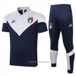 Conjunto Polo Italia 2020 Gris