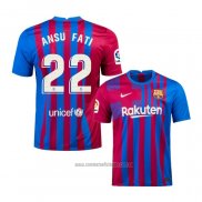 Camiseta del Barcelona Jugador Ansu Fati 1ª Equipacion 2021-2022