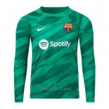 Camiseta del Barcelona Portero Manga Larga 2023-2024 Verde