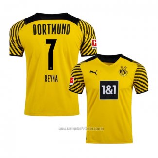Camiseta del Borussia Dortmund Jugador Reyna 1ª Equipacion 2021-2022