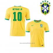 Camiseta del Brasil Jugador Neymar JR 1ª Equipacion 2020-2021