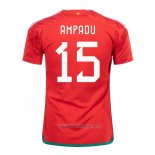 Camiseta del Gales Jugador Ampadu 1ª Equipacion 2022