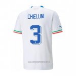 Camiseta del Italia Jugador Chiellini 2ª Equipacion 2022