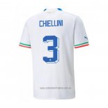 Camiseta del Italia Jugador Chiellini 2ª Equipacion 2022