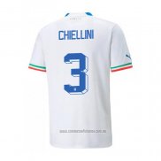 Camiseta del Italia Jugador Chiellini 2ª Equipacion 2022