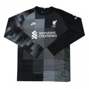 Camiseta del Liverpool Portero Manga Larga 2021-2022 Negro