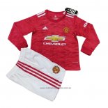 Camiseta del Manchester United 1ª Equipacion Manga Larga Nino 2020-2021