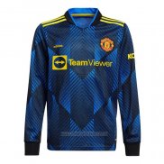 Camiseta del Manchester United 3ª Equipacion Manga Larga 2021-2022