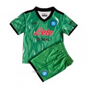 Camiseta del Napoli Portero Nino 2021-2022 Verde