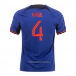 Camiseta del Paises Bajos Jugador Virgil 2ª Equipacion 2022