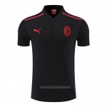 Camiseta Polo del AC Milan 2022-2023 Negro