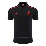 Camiseta Polo del AC Milan 2022-2023 Negro