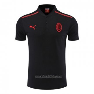 Camiseta Polo del AC Milan 2022-2023 Negro