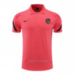 Camiseta Polo del Atletico Madrid 2022-2023 Rosa