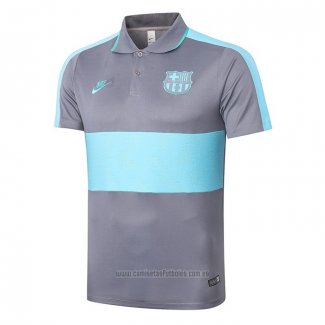 Camiseta Polo del Barcelona 2020-2021 Gris