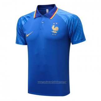 Camiseta Polo del Francia 2022-2023 Azul